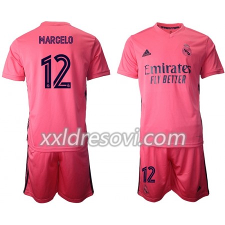 Real Madrid Marcelo 12 Drugi Dječji Komplet Dresovi za Nogomet 2020-2021 (+ kratke hlače)